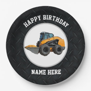 Koolzeug Steer Heavy Equipment Machinary Birthday Papieren Bordje