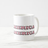 Koop American Hire American Quote Trump Patriotic Koffiemok (Voorkant rechts)