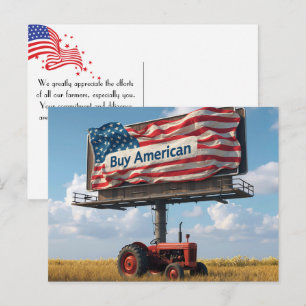 Koop Amerikaans Billboard Op Midwest Boerenland Briefkaart