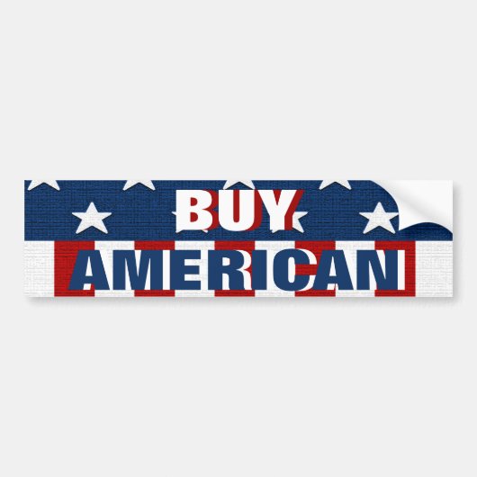 Koop Amerikaans Bumpersticker (Voorkant)