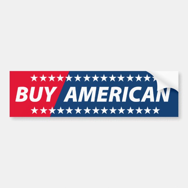 Koop Amerikaans Bumpersticker (Voorkant)