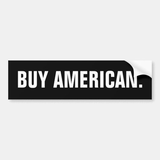 Koop Amerikaanse Bumpersticker (zonder merknaam) (Voorkant)