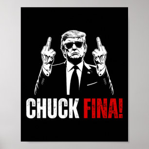 Koop Amerikaanse Chuck Fina China Handelsbevrijdin Poster