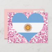 Koop Argentijnse vlag Briefkaart (Voorkant / Achterkant)