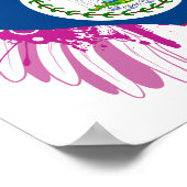 Koop Belize-vlag Poster (Hoek)