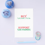 Koop biologisch eten flyer (Enkel)