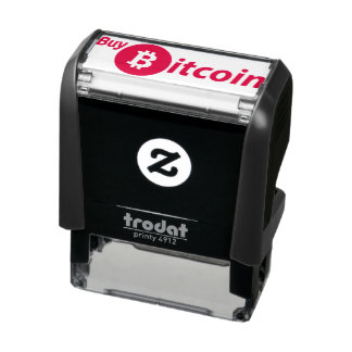 Koop Bitcoin Self Inking Rubber Stamp Zelfinktende Stempel