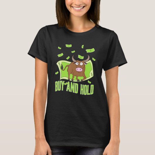 Koop Bull met dollars T-shirt (Voorkant)