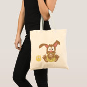 Koop Bunny Easter Canvas tas! Tote Bag (Voorkant (product))