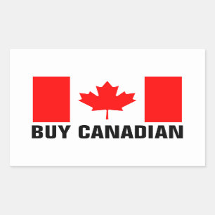 Koop Canadese stickers met de Canadese vlag