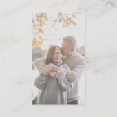 Koop de Bride een Ongewenste QR Code Blush Visitekaartje (Achterkant)