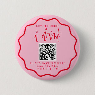 Koop de bruid een Drink Bachelorette Button