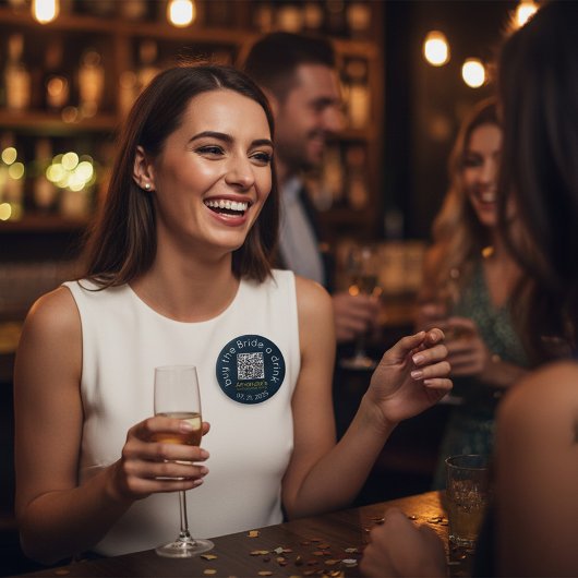 Koop de bruid een Drink QR Code Button