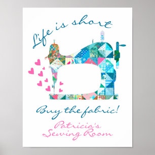 Koop de naaimachine van het verbindingsstuk poster