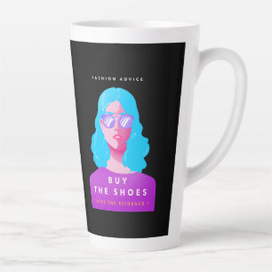 Koop de schoenen grappig winkeladvies koffie mok