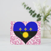 Koop de vlag van Guadeloupe Briefkaart (Staand voorkant)