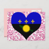 Koop de vlag van Guadeloupe Briefkaart (Voorkant / Achterkant)