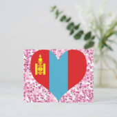 Koop de vlag van Mongolië Briefkaart (Staand voorkant)