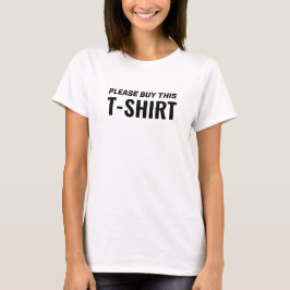 Koop dit T-shirt (bedankt)