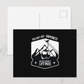 Koop een lift pas Skiing Winter Sports Briefkaart (Voorkant / Achterkant)