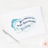 Koop een Man Eat Fish, The Day Oval Sticker (Envelop)