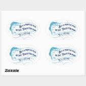 Koop een Man Eat Fish, The Day Oval Sticker (Vel)