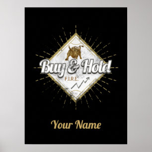 Koop en houd de Bull van de Handelaar kopen de dip Poster