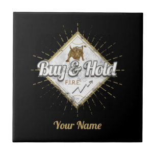 Koop en houd de Bull van de Handelaar kopen de dip Tegeltje