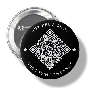 Koop haar een foto Bachelorette QR Code Button