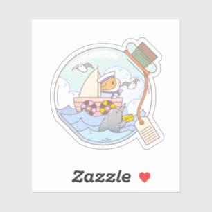 Koop het cavia, een pot avontuur sticker
