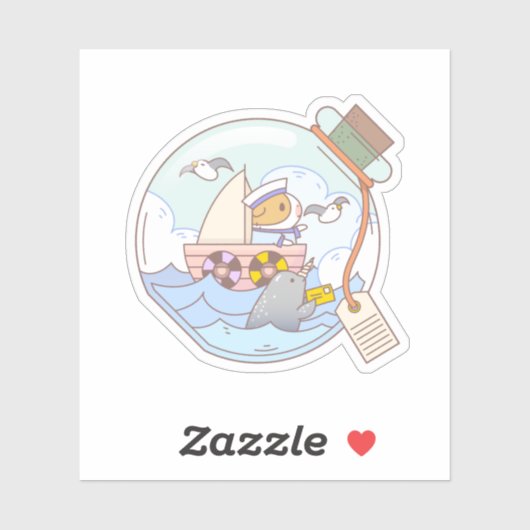 Koop het cavia, een pot avontuur sticker (Vel)