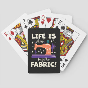 Koop het weefsel, cadeauhobbynaai, naadloos pokerkaarten