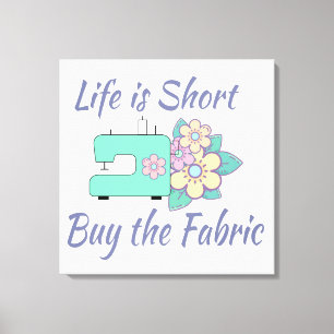 Koop het weefsel, naaien, kantelen, vlotten canvas afdruk