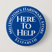 Koop hier personeel om Button badge te helpen (Voorkant)