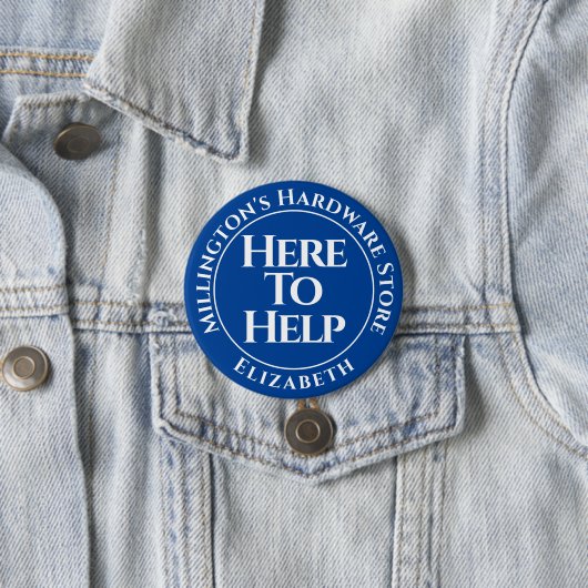Koop hier personeel om Button badge te helpen (In situ)