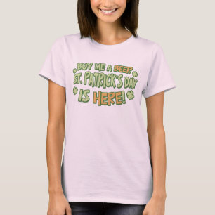 Koop me een Beer St. Patrick's Day Dames Organic T T-shirt