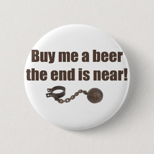 Koop me een bierknop ronde button 5,7 cm