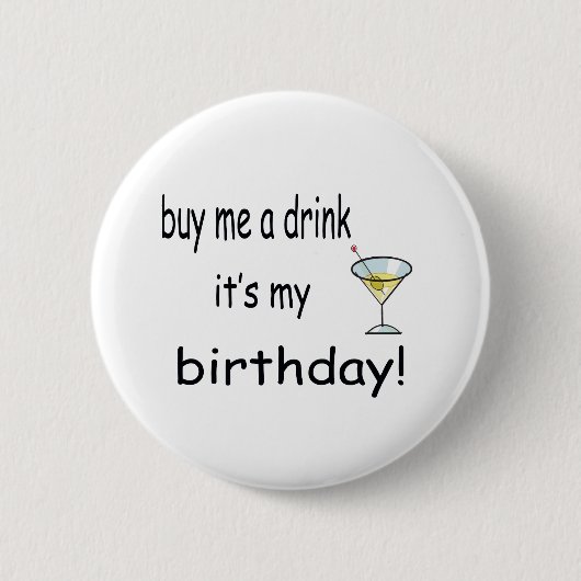 Koop me een Drink Ronde Button 5,7 Cm (Voorkant)