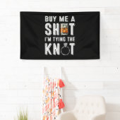 Koop me een schort dat ik de Knot Groomsmen Bachel Spandoek (Insitu)