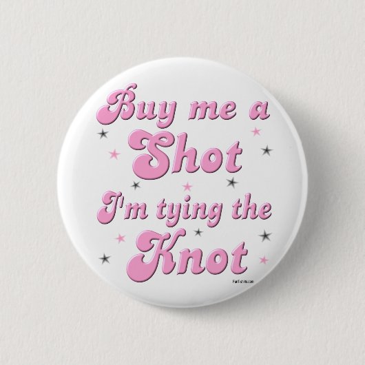 Koop me een shot - knop ronde button 5,7 cm (Voorkant)