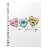 Koop me Pizza en vertel me dat ik  ben Notitieboek (Voorkant)