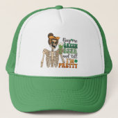 Koop mij Groen Bier - Skeleton | St. Patrick's Day Trucker Pet (Voorkant)
