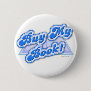 Koop mijn boek Leuk Auteur Statement Design Ronde Button 5,7 Cm