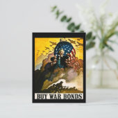 Koop Oorlogsobligaties  Briefkaart (Staand voorkant)