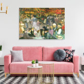 Koop op 14 juli canvas afdruk (Insitu (Woonkamer))