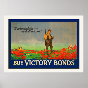 Koop overwinningsobligaties ~ Wereldoorlog 1 Poster