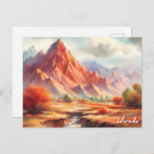 koop rood Travel  Colorado Springs Briefkaart (Voorkant / Achterkant)