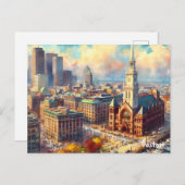 koop stad Reizen Vintage boston briefkaarten (Voorkant / Achterkant)