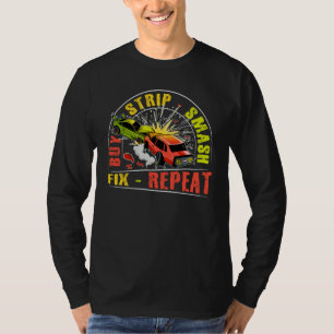 Koop Strip Smash Fix Repeat Offerte voor een Demo T-shirt