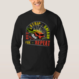 Koop Strip Smash Fix Repeat Offerte voor een Demo  T-shirt